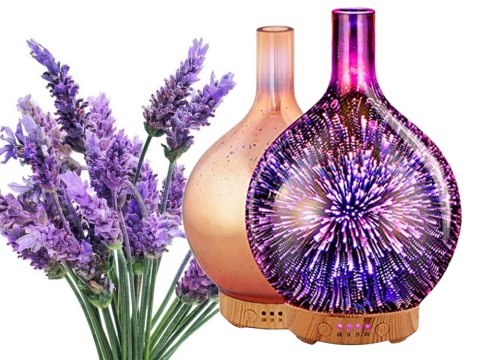 Nawilżacz powietrza aromaterapia dyfuzor zapachowy lampka nocna rgb 3d