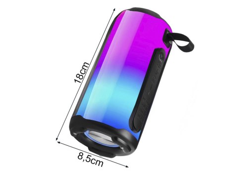 Głośnik bezprzewodowy bluetooth boombox przenośny usb radio fm aux