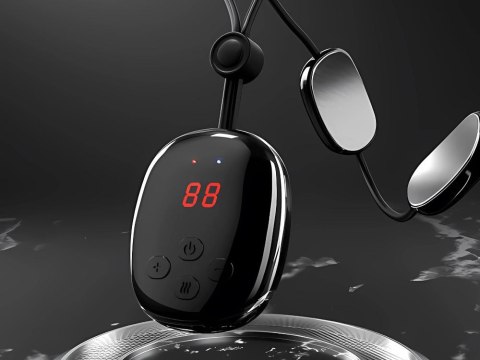 Masażer elektrostymulator szyi usb 15 mocy 4 tryby grzania masaż karku ems