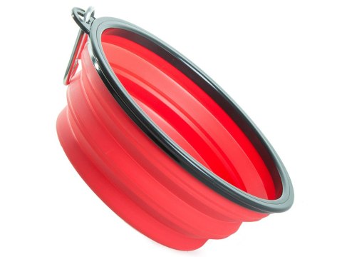 Miska składana silikonowa dla psa kota podróżna turystyczna lekka 800ml