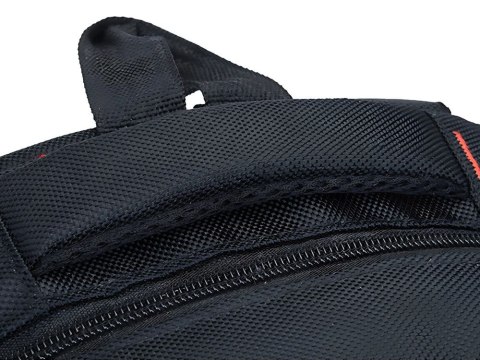 Plecak miejski szkolny młodzieżowy sportowy 15l czarny 3 komory na laptopa