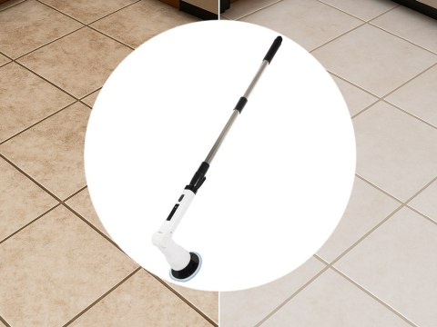 Elektryczna szczotka obrotowa do czyszczenia kafli mop zestaw bezprzewodowa