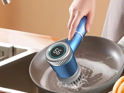 Elektryczna szczotka obrotowa do czyszczenia kuchni bezprzewodowa 5w1
