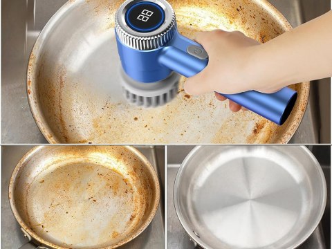 Elektryczna szczotka obrotowa do czyszczenia kuchni bezprzewodowa 5w1