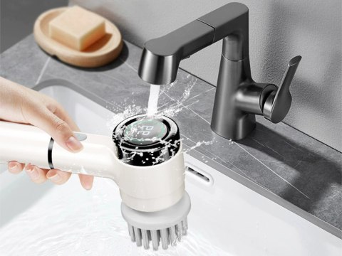 Elektryczna szczotka obrotowa do czyszczenia kuchni bezprzewodowa 5w1