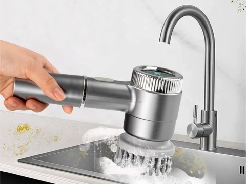 Elektryczna szczotka obrotowa do czyszczenia kuchni bezprzewodowa 5w1