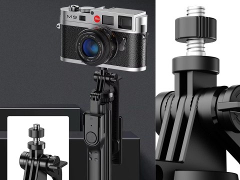 Kijek do selfie stick uchwyt na telefon tripod statyw pilot bluetooth 178cm