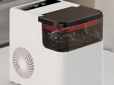 Kostkarka do lodu automatyczna rozmiary kostek szybkie chłodzenie z łopatką