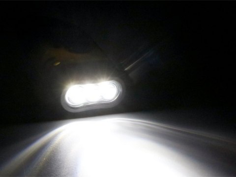 LATARKA DYNAMO SOLARNA 3 LED KINETYCZNA RĘCZNA NAKRĘCANA NA KORBKĘ KLIPS