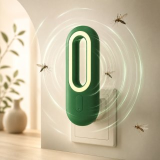 Odstraszacz ultradźwiękowy elektryczny na owady komary insekty lampka nocna