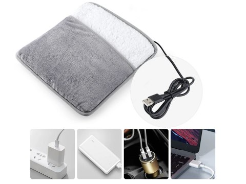 Poduszka grzewcza zasilana usb do stóp i ciała mata elektryczna miękka