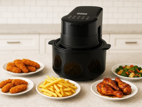 Frytkownica beztłuszczowa frytownica air fryer duża do pieczenia 1200w 5l