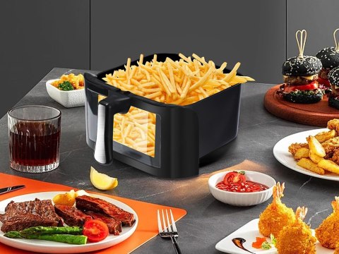 Frytkownica beztłuszczowa frytownica air fryer duża do pieczenia 1400w 10l