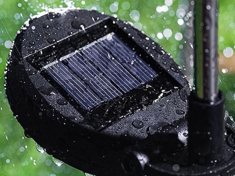LAMPA SOLARNA OGRODOWA LED DMUCHAWIEC FAJERWERK NA SZPIKULCU DO OGRODU 2szt