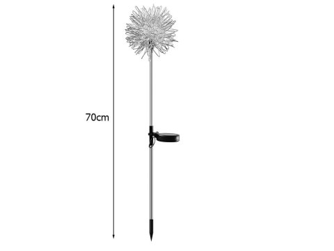 LAMPA SOLARNA OGRODOWA LED DMUCHAWIEC FAJERWERK NA SZPIKULCU DO OGRODU 2szt
