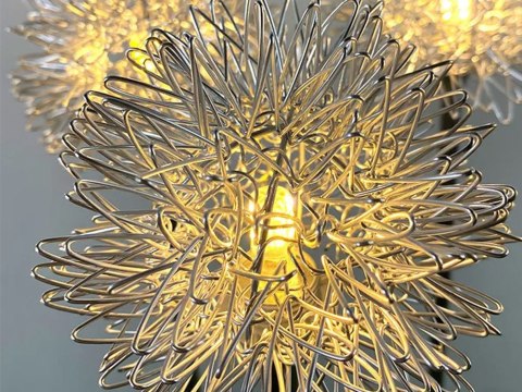 LAMPA SOLARNA OGRODOWA LED DMUCHAWIEC FAJERWERK NA SZPIKULCU DO OGRODU 2szt