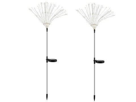 LAMPA SOLARNA OGRODOWA LED DMUCHAWIEC FAJERWERK NA SZPIKULCU DO OGRODU