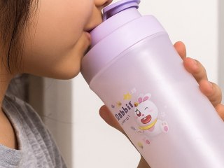 Lunchbox śniadaniówka pojemnik na śniadanie obiad sztućce z bidonem zestaw