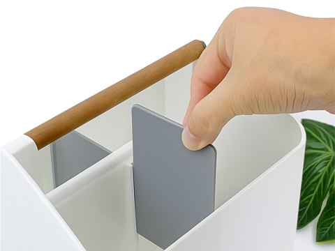 Przybornik organizer na biurko na drobiazgi do łazienki na kosmetyki