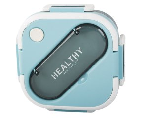 Śniadaniówka z przegródkami pojemnik sztućce lunchbox do mikrofali 1000ml