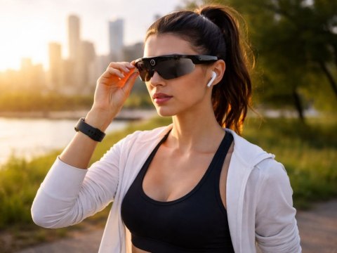Inteligentne okulary ai z kamerą 2k dyktafon bluetooth tłumaczenie zdjęcia