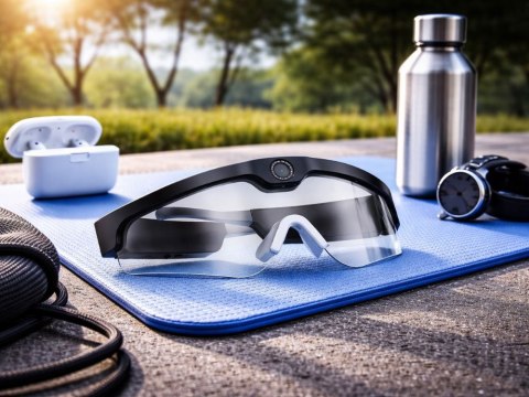 Inteligentne okulary ai z kamerą 2k dyktafon bluetooth tłumaczenie zdjęcia