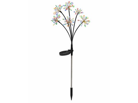LAMPA SOLARNA OGRODOWA LED DMUCHAWIEC FAJERWERK NA SZPIKULCU DO OGRODU 2szt