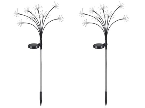 LAMPA SOLARNA OGRODOWA LED DMUCHAWIEC FAJERWERK NA SZPIKULCU DO OGRODU 2szt