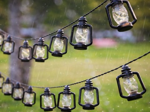 LAMPKI SOLARNE OGRODOWE LED GIRLANDA LAMPIONY NA BALKON TARAS DEKORACYJNE