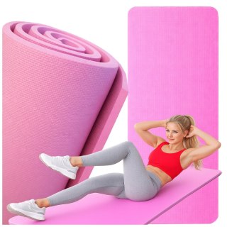 Mata do ćwiczeń jogi pilatesu fitness gimnastyczna treningowa 170cm gruba