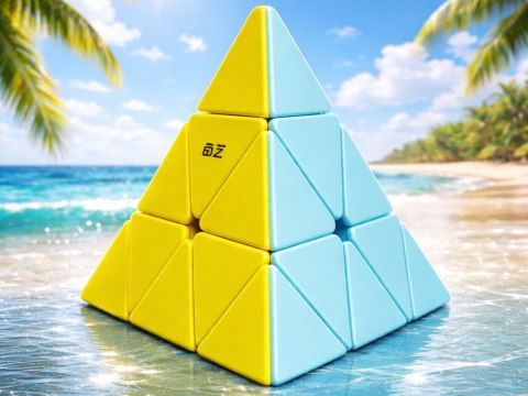 Oryginalna kostka piramida edukacyjna speed cube logiczna zręcznościowa
