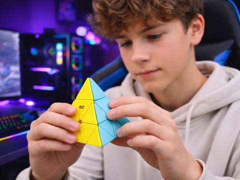 Oryginalna kostka piramida edukacyjna speed cube logiczna zręcznościowa