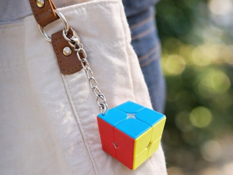 Oryginalna kostka rubika brelok edukacyjna cube logiczna zręcznościowa 2x2
