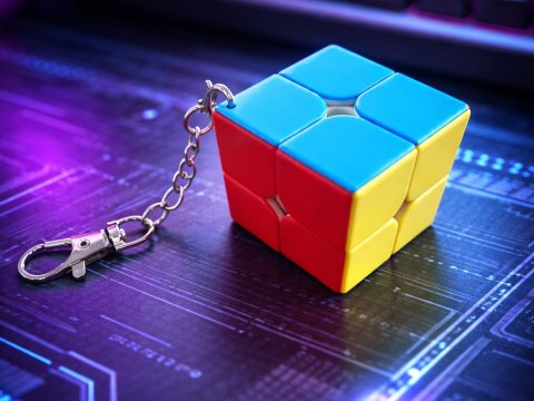 Oryginalna kostka rubika brelok edukacyjna cube logiczna zręcznościowa 2x2