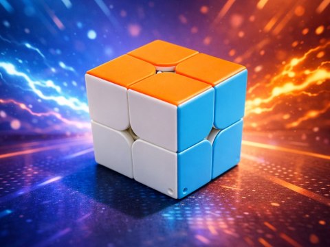 Oryginalna kostka rubika brelok edukacyjna cube logiczna zręcznościowa 2x2