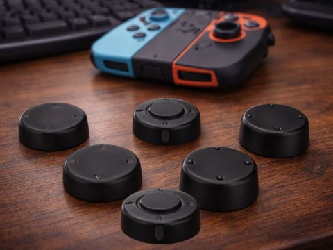 Nakładki gumki do konsoli joy-con nintendo switch 2 analogi ochrona 6 sztuk