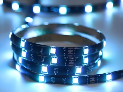 Taśma led rgb wodoodporna 5m bluetooth pasek sterowanie aplikacją pilot
