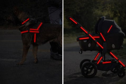 Taśma odblaskowa odblask na rower motor samochód naklejka samoprzylepna 8m