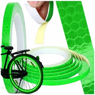 Taśma odblaskowa odblask na rower motor samochód naklejka samoprzylepna 8m