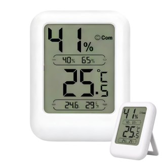 Termometr higrometr cyfrowy lcd temperatura wilgotność powietrza dom pomiar