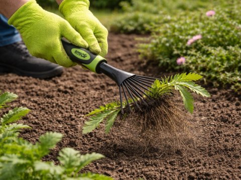 Grabie ogrodowe wachlarzowe do kwiatów spulchniania ziemi grządek DIVODV