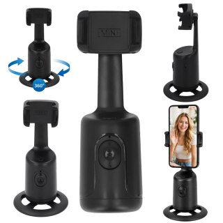 Obrotowy statyw do telefonu stabilizator 360° śledzenie twarzy auto face
