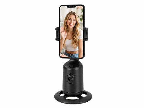 Obrotowy statyw do telefonu stabilizator 360° śledzenie twarzy auto face