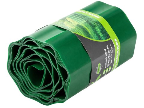 Obrzeże trawnikowe 9m x 20cm do ogrodu faliste palisada płotek zielone