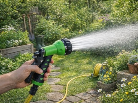 Pistolet do węża ogrodowego zraszacz ogrodowy regulowany 7 trybów DIVODV