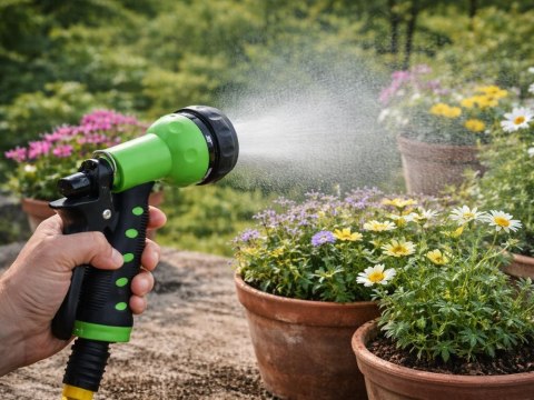 Pistolet do węża ogrodowego zraszacz ogrodowy regulowany 7 trybów DIVODV