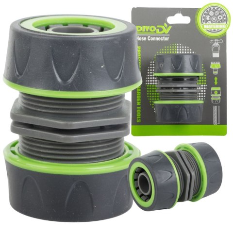 Reparator do węża ogrodowego 3/4 złączka skręcana szczelna łącznik DIVODV