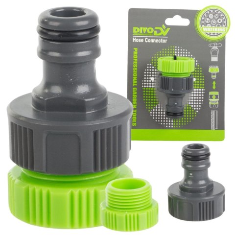 Szybkozłączka 1/2 3/4 do węża ogrodowego złącze na kran adapter DIVODV