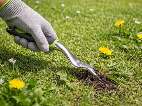 Zestaw narzędzi ogrodowych do ogrodu grabki widełki łopatka 4 szt + torba