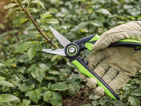 Zestaw narzędzi ogrodowych do ogrodu sekator motyka łopatka 3 szt + torba